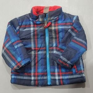 Healthtex Red and Blue Plaid Jacket